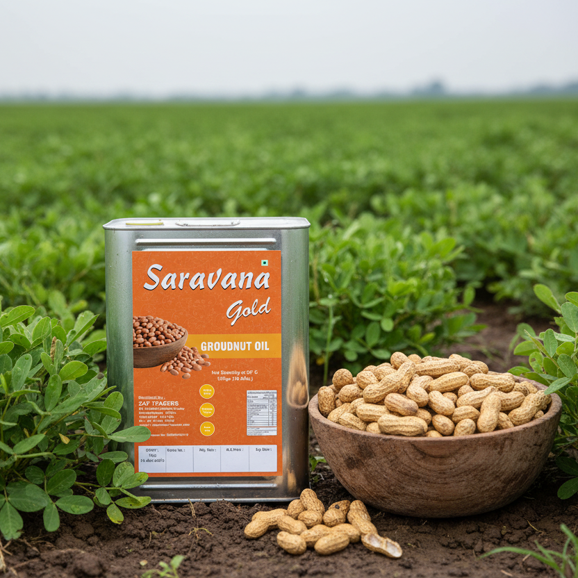 Groundnut Oil 15 Kg Tin